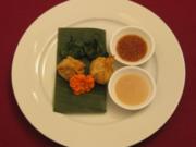 Wan Tans mit Chili-Pak-Choi und zwei Soßen - Knackig braun mit Grün - Rezept