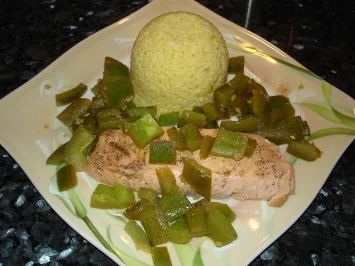 Lachs mit Gemüse-Couscous - Rezept