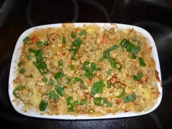 Bayrischer Kasselerauflauf mit Knusperkruste - Rezept