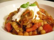 Schnelle Gemüse-Kichererbsen-Pfanne - Rezept