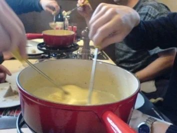 Walliser Fondue - Rezept