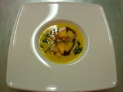 Hokkaidocremesuppe mit Büffelricottacanneloni - Rezept