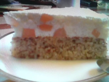 Milchreis-Torte mit Birnen - Rezept