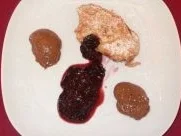 Mostküchle mit Zwetschgenröster - Rezept