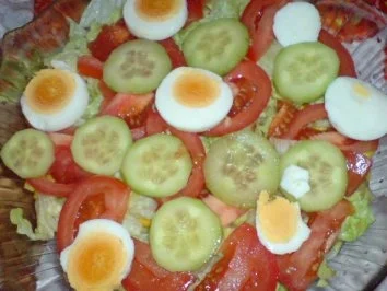 Rezept: Schichtsalat mit Thunfischsoße Bild Nr. 8 Schichtsalat mit Thunfischsoße - Rezept - Bild Nr. 8