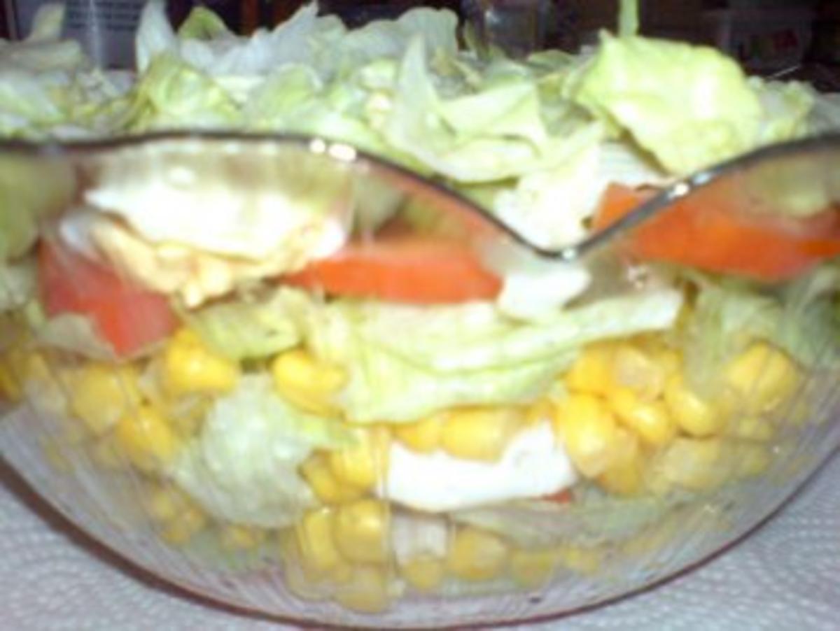 Schichtsalat mit Thunfischsoße - Rezept - Bild Nr. 9