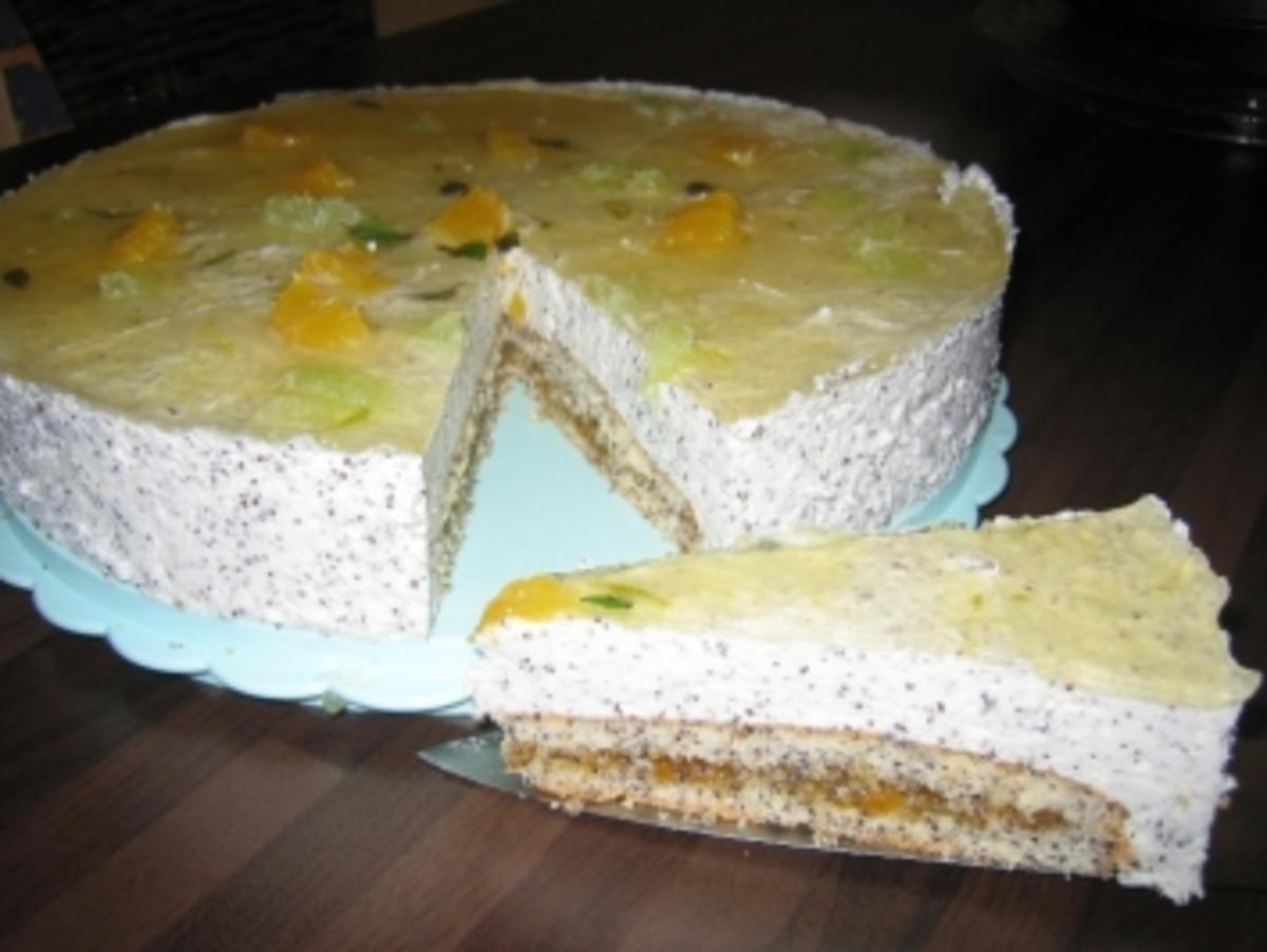 Quark.Mohn Torte - Rezept mit Bild - kochbar.de