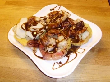 Bratapfel mit Dominosteine... - Rezept