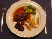 Hasenfilet mit Pfefferkirchen - Rezept