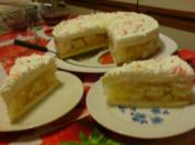 Ananas-Bananen-Torte - Rezept