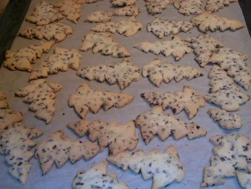 Schoko-Orangen-Sterne, Tannenbäume - Rezept - Bild Nr. 2