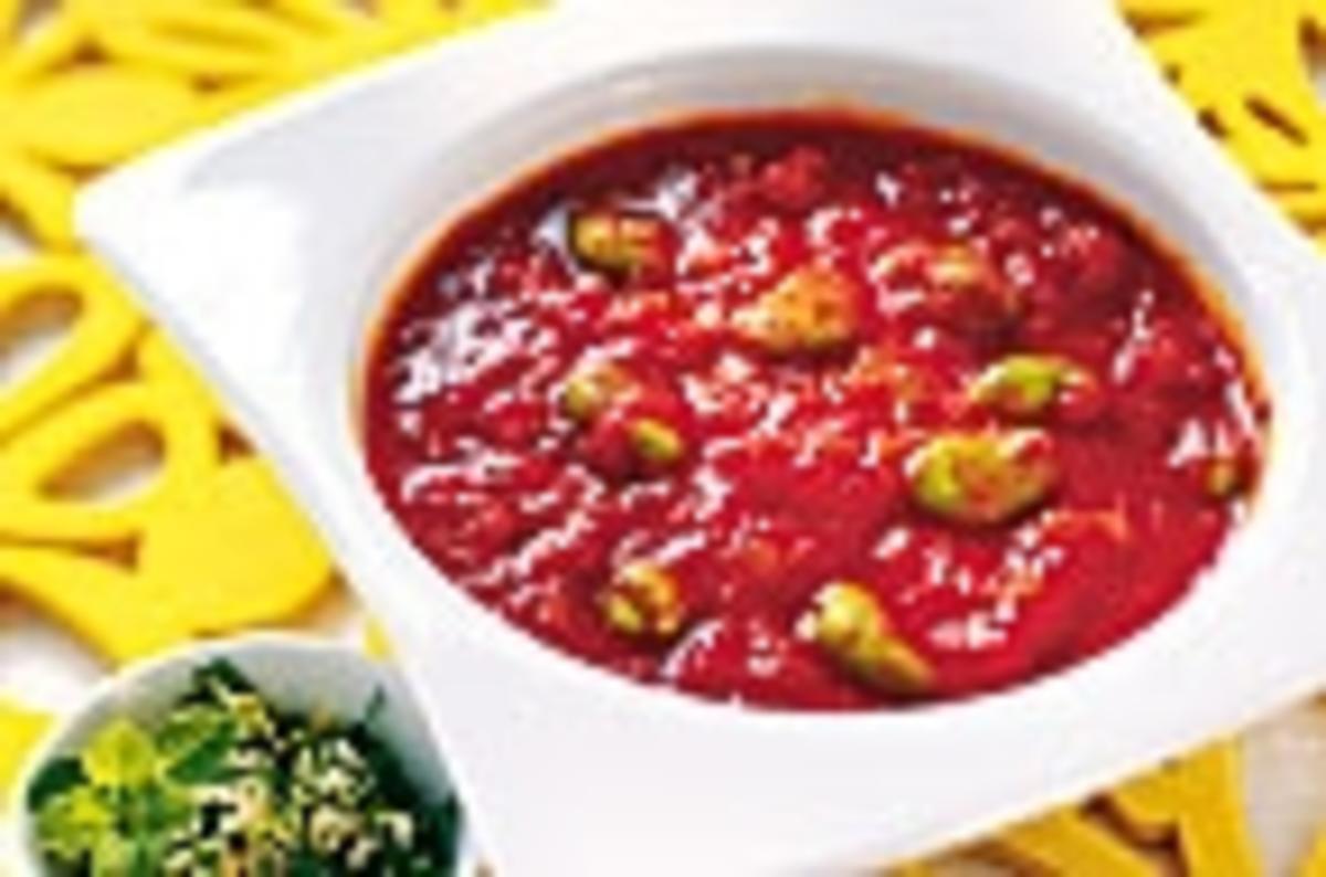 Tomaten-Bohnensuppe - Rezept