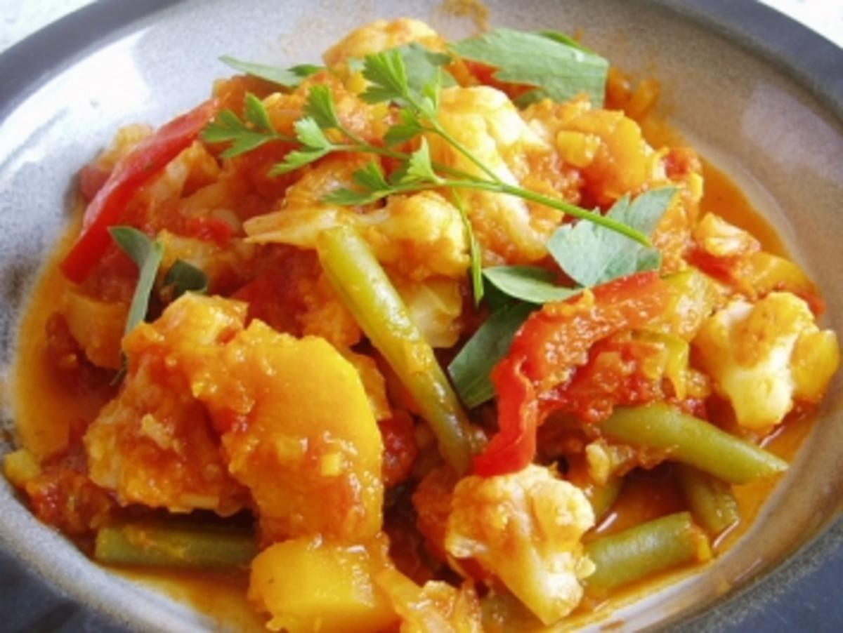 Currygemüse- Blitzrezept ☺ - Rezept
