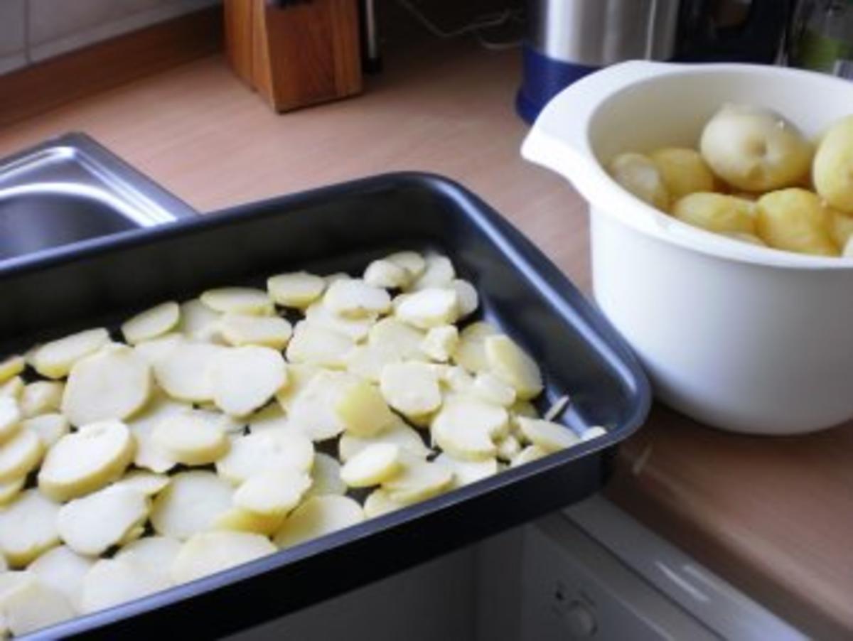 Kartoffelauflauf mit Kartoffeln gegart und Sahne 30% Fett - Rezept mit ...