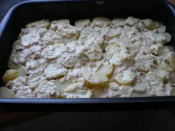 Rezept: Kartoffelauflauf Bild Nr. 2 Kartoffelauflauf - Rezept - Bild Nr. 2