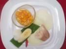Schwäbischer Eisgugelhupf mit Vanilleschaum und Mango-Chili-Ragout - Rezept
