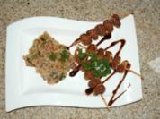 Reispfanne mit Putenspießen - Rezept