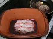 Rezept: Hirschbraten im Rรถmertopf Hirschbraten im Rรถmertopf - Rezept