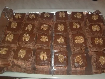 Weihnachts-Schoko-Brownies - Rezept