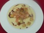 Pastinakensuppe mit saurem Weißkohl - Rezept