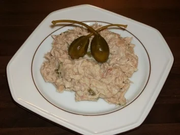 Rezept: Thunfischcreme mit Kapern Thunfischcreme mit Kapern - Rezept