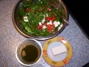 Ruccolasalat mit Schafskäse - Rezept