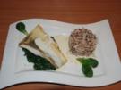Rezept: Zanderfilet auf Blattspinat mit Reis Zanderfilet auf Blattspinat mit Reis - Rezept