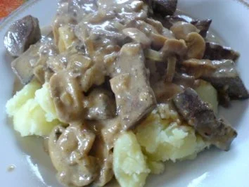 Rezept: Lebergulasch Bild Nr. 2 Lebergulasch - Rezept - Bild Nr. 2