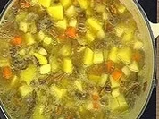 Klare Kartoffelsuppe mit Steinpilzen - Rezept