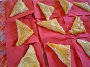 Blätterteigtaschen mit Zwetschgenfüllung - Rezept