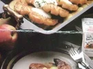 Schweinekotletts auf flämische Art  mit Äpfel und Creme Fraiche - Rezept