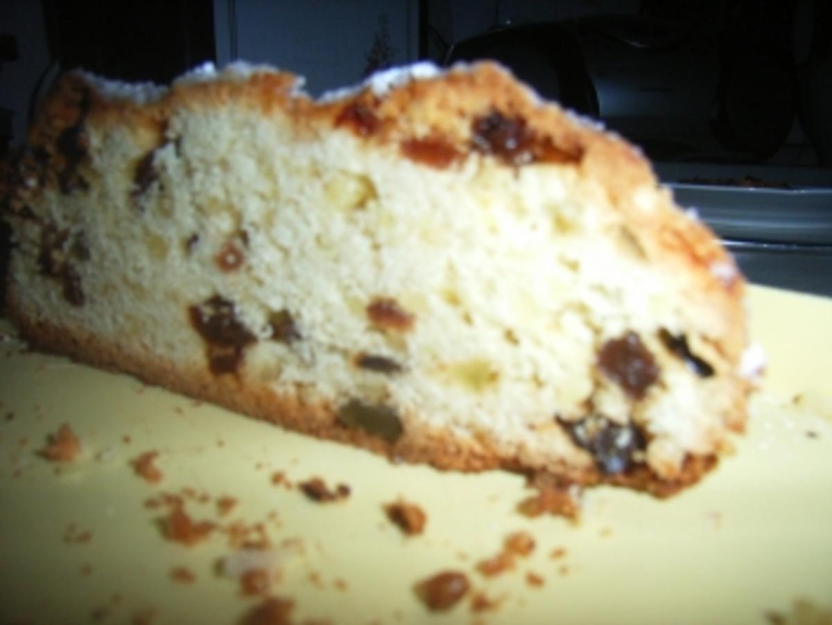 Quarkstollen mit Backpulver