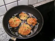 Reis-Gemüse-Puffer mit Speck - Rezept