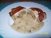 Hähnchenbrust mit Champignonfüllung - Rezept