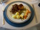 Rinderbraten mit Bratapfelkruste - Rezept