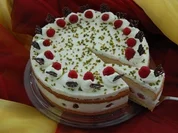 Rezept: Himbeer-Mascarpone-Torte Himbeer-Mascarpone-Torte - Rezept
