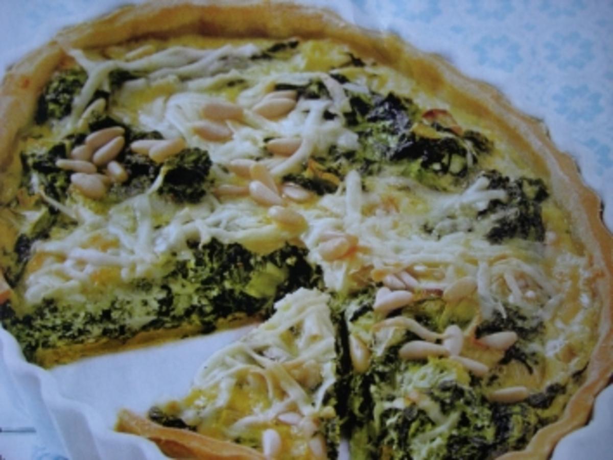 Spinat-Quiche mit Fetakäse - Rezept