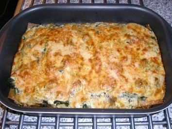 Rezept: Basilikum-Spinat-Lasagne Bild Nr. 2 Basilikum-Spinat-Lasagne - Rezept - Bild Nr. 2