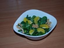 Feldsalat mit Ingwer-Orangensause - Rezept