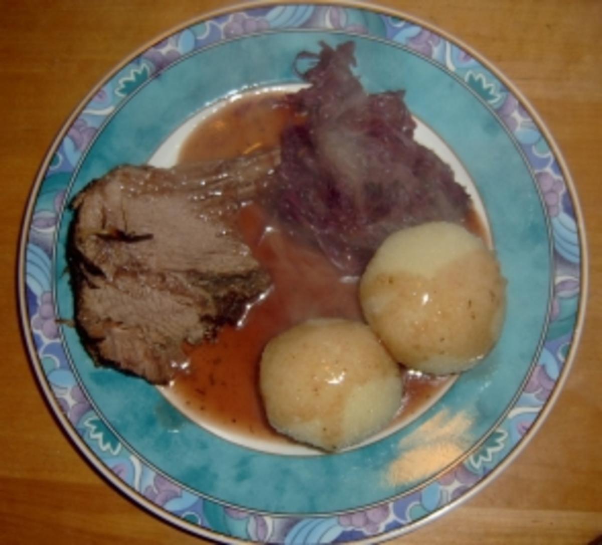 Fleisch: Wildbraten in Glühwein-Hollundersoße - Rezept - Bild Nr. 2