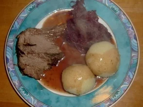 Fleisch: Wildbraten in Glühwein-Hollundersoße - Rezept - Bild Nr. 2