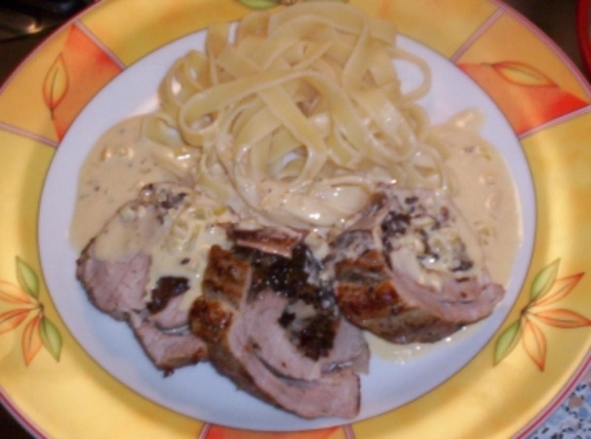 Manu´s Schweinefilet gefüllt mit Pflaumen und Nüssen - Rezept Gesendet
von Weinbrandbohne