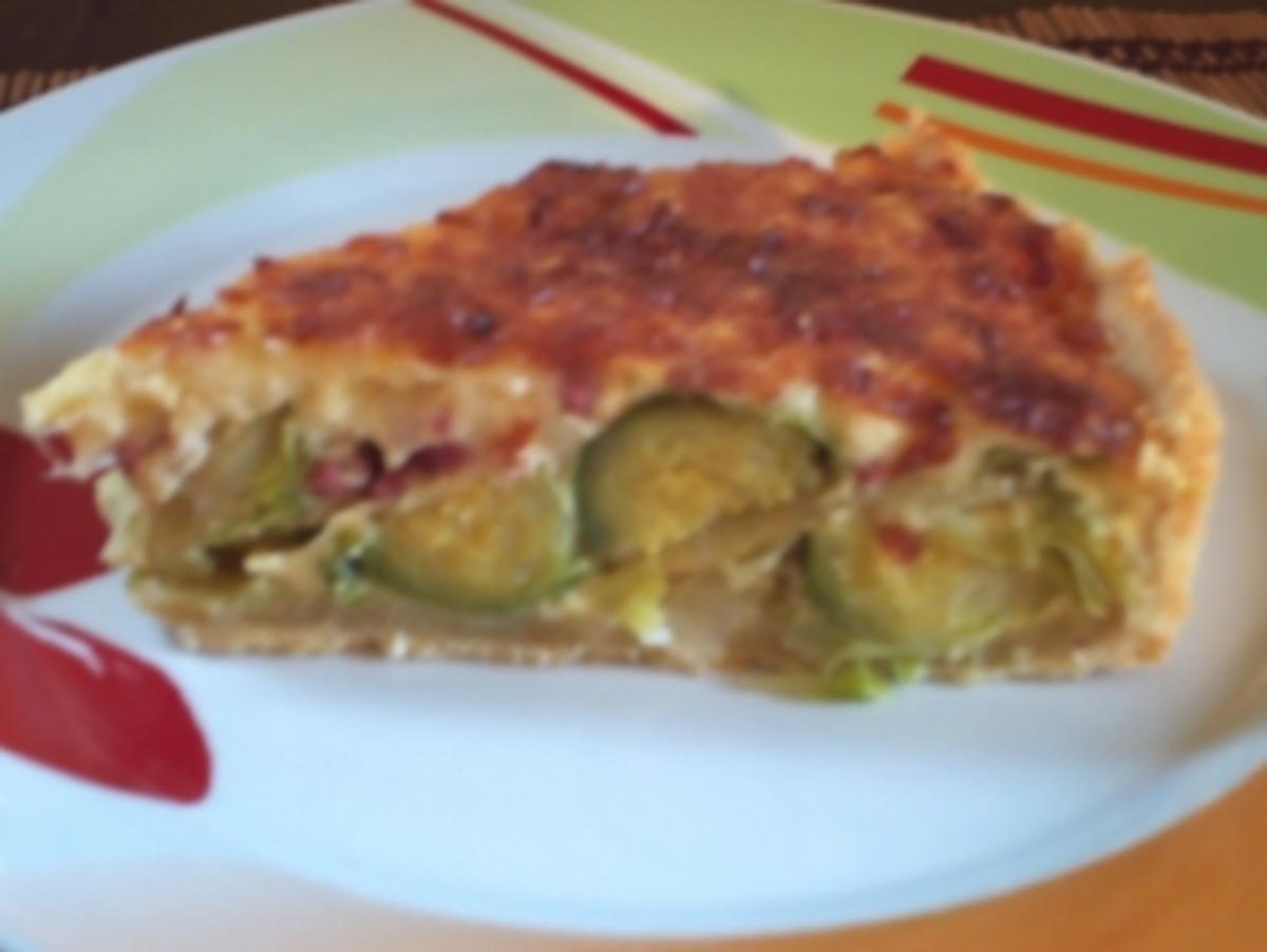 Bilder für Rosenkohl-Lauch-Quiche - Rezept