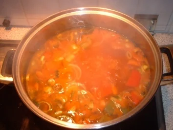 Rezept: bunte Gemüsesuppe bunte Gemüsesuppe - Rezept