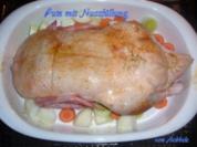 Hauptspeise: Pute mit Nussfüllung - Rezept
