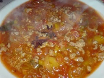 Rezept: Exotische Hackfleischsuppe Bild Nr. 2 Exotische Hackfleischsuppe - Rezept - Bild Nr. 2
