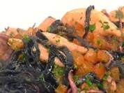 Schwarze Pasta mit Calamaretti - Rezept