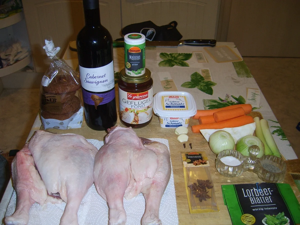 Gänsekeule mit Lebkuchensoße - Rezept - Bild Nr. 3