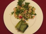 Couscous-Salat mit Merguez im Lauchbeutel - Rezept