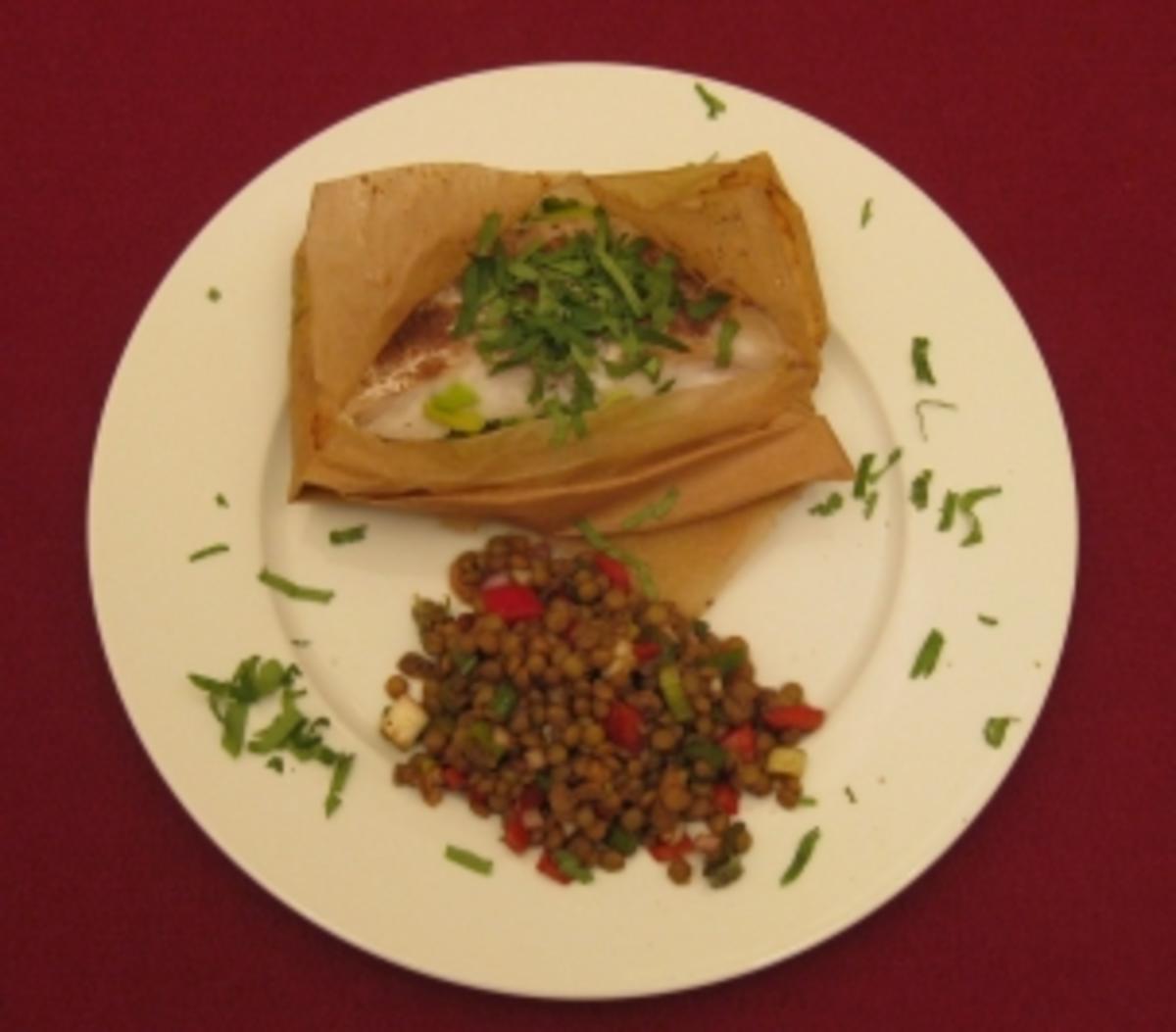 Rotbarsch oriental au paquet mit lauwarmem Linsensalat - Rezept Durch
Das perfekte Dinner